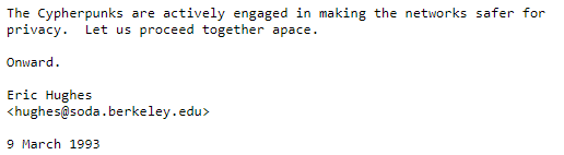 Firma di Hughes al Manifesto