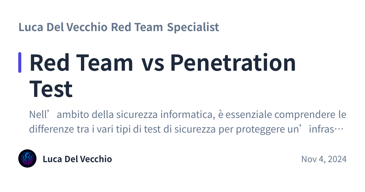 Share preview for Red Team vs Penetration Test